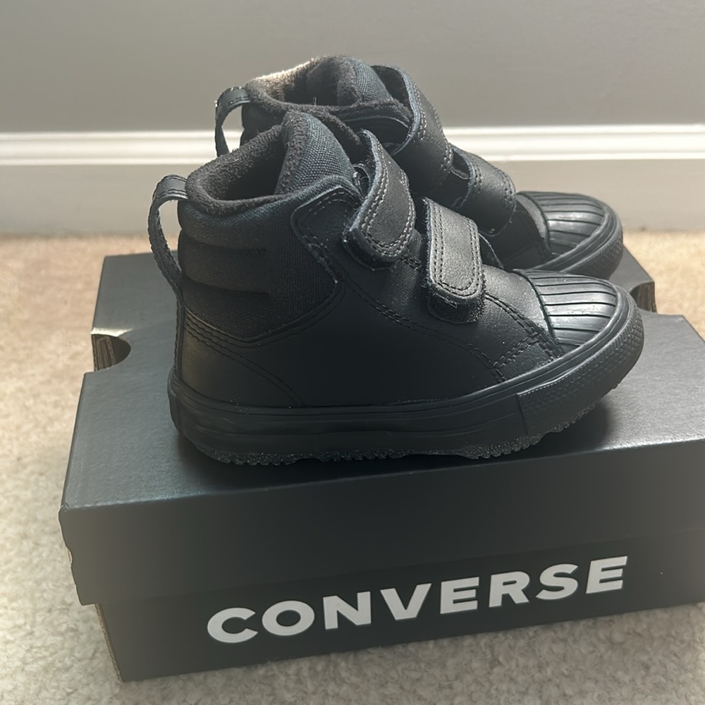 Converse Kids Black Boots